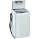 Portable 8.8 lbs washing machine with clear lid, drain pump, and stainless steel tub, ideal for apartments and RVs.