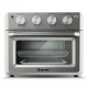 19 Qt convection air fryer toaster oven with 4 knobs and transparent window, ideal for healthy cooking and easy.