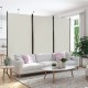 3-panel room divider screen in white with durable hinges, perfect for creating private spaces in home or office.