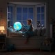 Illuminated 13-inch world globe with 720° rotation, showcasing colorful geographic details, perfect for children's.