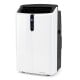 14000 BTU smart portable AC in white with touch panel, remote, and voice control for efficient cooling and dehumidifying.