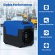 140 Pints commercial dehumidifier in blue with pump, featuring overflow protection and 24H timer for large spaces.
