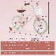 14-inch pink kid's bike with removable training wheels, adjustable seat, and basket for safe, comfortable riding.