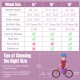 14-inch kid's bike in purple showcasing a height-adjustable handlebar and dual brake system for growing children.