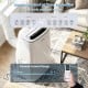 15000 BTU portable air conditioner with LED touch panel and remote control, ideal for cooling areas up to 750 sq.ft.