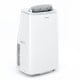 15000 BTU portable air conditioner in white with WiFi control, designed for rooms up to 750 sq.ft, featuring 4 modes.