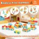 Colorful 150 pcs toddler building blocks set with wheels for creative vehicle-building and STEM learning fun.