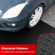 Textured surface of a 7 mm thick PE garage mat, providing anti-slip performance for various uses like tool rooms.