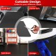 Cuttable 7 mm thick PE garage tool mats, textured for non-slip use, ideal for gym, garage, and tool room applications.