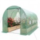 Walk-in tunnel greenhouse features a spacious interior, reinforced waterproof cover, and built-in watering system for easy gardening.