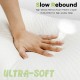 Shredded memory foam pillow with bamboo cooling cover, offering ultra-soft support for a comfortable sleep experience.