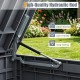 High-quality hydraulic rod for the 180 Gal outdoor deck box, enhancing durability and user-friendliness for outdoor.