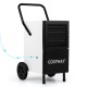 Commercial dehumidifier with built-in pump, 189 pints/day capacity, designed for large spaces like basements and.