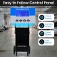 Commercial dehumidifier with intuitive control panel, humidity display, and built-in pump for large spaces up to 7500.