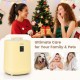 18L yellow towel warmer with LED display, accommodates large towels, perfect for family and pets' comfort and care.