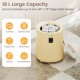 18L large towel warmer in yellow with LED display, accommodates two large bath towels for quick warmth and aromatherapy.