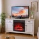 18-inch electric fireplace insert with remote control, featuring 7 flame colors and 750W/1500W heating options for cozy.