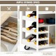 Kitchen cart featuring a rubber wood top, 3-tier wine rack, large drawer, and two cabinets for versatile storage.