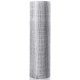 Galvanized hardware cloth roll made of 23-gauge steel wire, featuring 1/4" mesh holes for rodent protection in gardens.