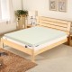 3-inch twin size mattress topper made of breathable air cotton for optimal comfort and pressure relief on a bed.