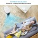 3-in-1 portable evaporative air cooler in white with 60° wide oscillation, ideal for home and office cooling.