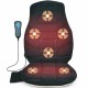 Seat cushion massager with heat and 6 vibration motors, featuring a plush cover for comfort and customizable massage.