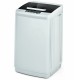 Portable 8.8 lbs washing machine with drain pump, LED display, and stainless steel tub, ideal for apartments and RVs.