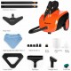 Heavy duty household steam cleaner with 18 accessories, including mop head, brushes, and extension wands for versatile.