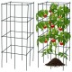 Garden trellis for climbing plants featuring a stable iron frame, dark green finish, and folding design for easy.