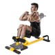 3-in-1 sissy squat machine with adjustable height, designed for deep squats, push-ups, and core workouts at home.