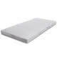 Twin XL folding sofa bed foam mattress in durable mesh fabric, featuring handles for portability and versatile use.