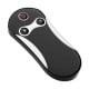 Convenient treadmill remote control showcasing ergonomic shape and infrared technology for easy speed adjustments.