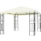 10 x 10 feet patio gazebo canopy tent featuring a durable steel frame and elegant designs, ideal for outdoor relaxation.
