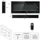 50-inch recessed electric fireplace with adjustable brightness, featuring 9 flame colors and remote control for easy.