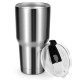 30oz stainless steel tumbler with lid, double wall vacuum insulation for hot and cold drinks, ideal for outdoor.