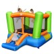 Kids inflatable bounce house with slide, made of waterproof oxford cloth, perfect for indoor and outdoor fun.