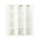 Foldable closet organizer with 12 cubby storage, white finish, ideal for clothing and bedding in compact spaces.