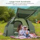 1-person camping tent with sunshade, featuring a spacious vestibule and durable 190T polyester for outdoor comfort.