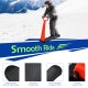 1-Rider snow scooter in red with grip handle, featuring molded bottom for tracking and raised spots for foot friction.