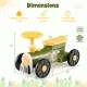 Ride on Toy with Steering Wheel and Train Whistle Sound Button - Gallery View 5 of 11