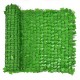 Artificial ivy privacy fence roll measuring 118 x 39 inches, made of durable polyester fabric for outdoor decor.
