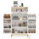 Kitchen Pantry Cabinet Freestanding Food Storage Cupboard - Gallery View 4 of 10