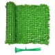Artificial ivy privacy fence measuring 118 x 39 inches, made of durable polyester for outdoor decor and privacy.