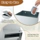 Wall mount galvanized chicken feeder with openable lid, 50 lbs capacity, and awning for food freshness. Ideal for.