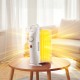 700W electric oil-filled radiator heater in white, featuring a stable base and automatic overheat protection for safety.