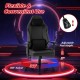 Ergonomic high back computer chair in black with adjustable height, 360° swivel, and lumbar support for ultimate.