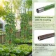Garden trellis tomato cage with adjustable height, PE-coated metal tubes, sturdy support for climbing plants, 56" tall.