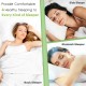 28 x 18 inch shredded memory foam pillow with bamboo cooling cover, ideal for back, side, and stomach sleepers.