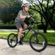 Kids mountain bike with 20-inch wheels, adjustable saddle, and dual V-brakes, perfect for outdoor adventures.
