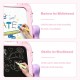 Colorful markers for the magnetic whiteboard of the pink height adjustable kids art easel, promoting creativity and fun.